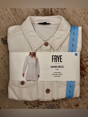 NWT! Frye Bone Denim Dress